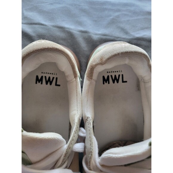 Madewell MWL Kickoff Trainer Neutral Sneakers in Pastel Colorblock Womens 9 - Picture 4 of 12